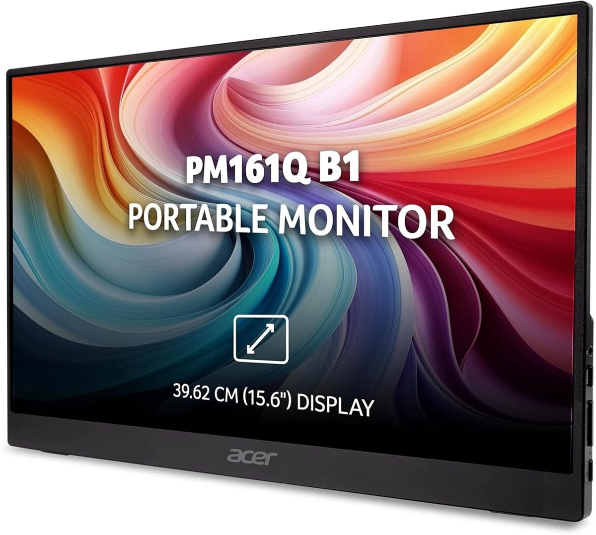 PM1 monitor series 39.62 cm (16 inch) Full HD LED Backlit IPS Panel Monitor (PM161Q B1) (Adaptive Sync, Response Time: 4 ms, 60 Hz Refresh Rate)