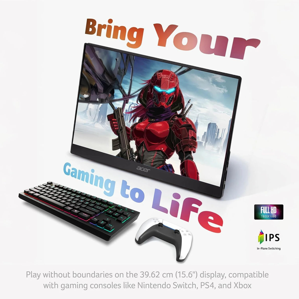 PM1 monitor series 39.62 cm (16 inch) Full HD LED Backlit IPS Panel Monitor (PM161Q B1) (Adaptive Sync, Response Time: 4 ms, 60 Hz Refresh Rate)