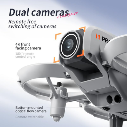 HD Camera Remote Control Drone with WiFi FPV Live Video – Foldable Quadcopter with Altitude Hold, One Key Takeoff/Landing & Headless Mode ⭐⭐⭐⭐⭐(4.9/5)